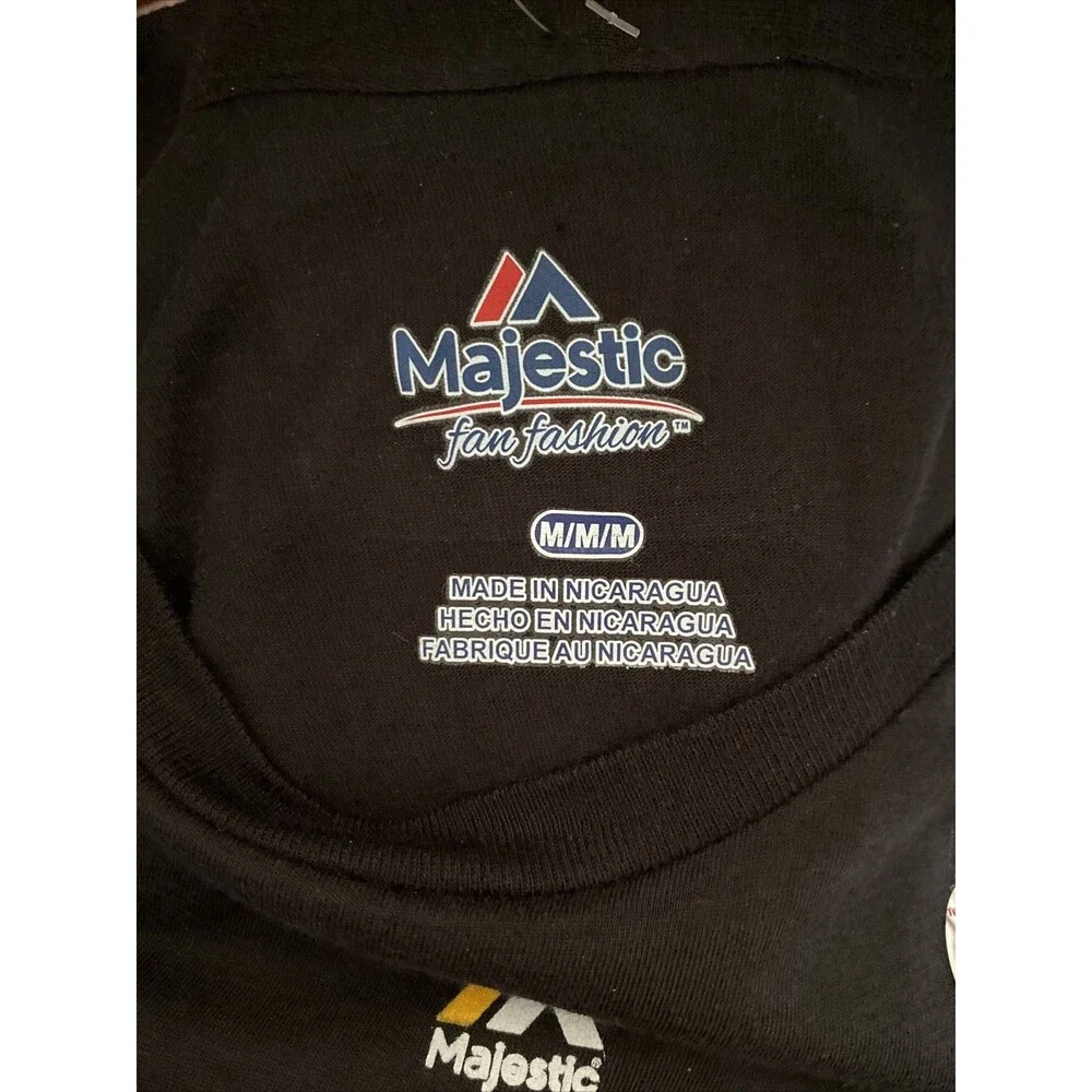 Pittsburgh Pirates Majestic Take October Postseason 2015 Black T-shirt Medium